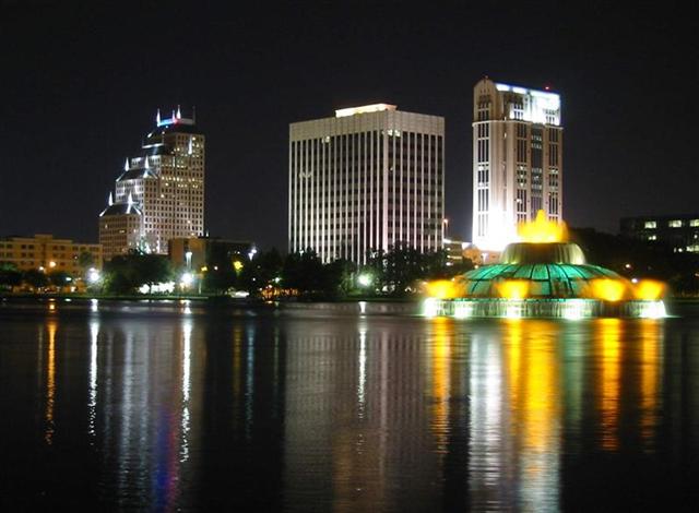 NW view over Lake Eola